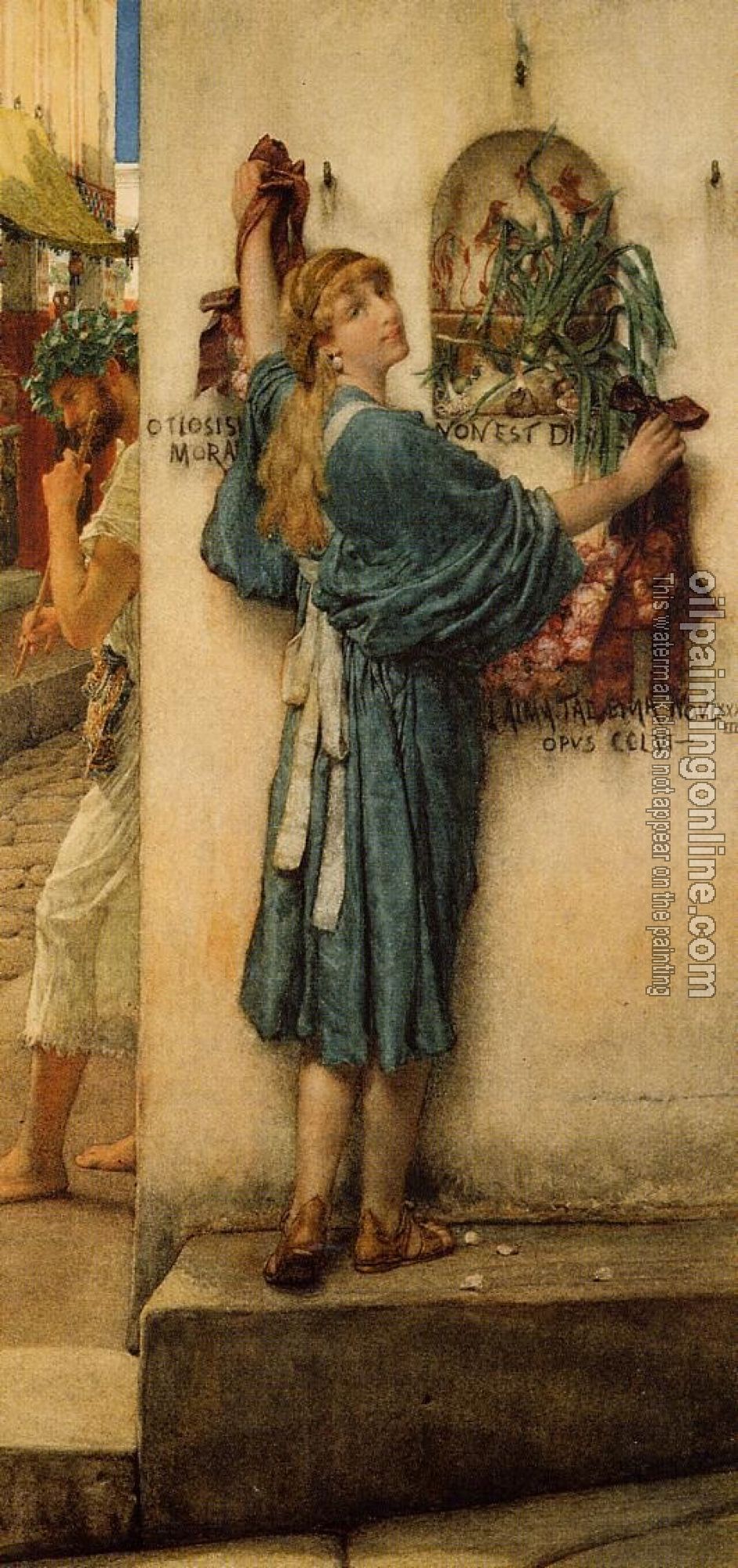 Alma-Tadema, Sir Lawrence - A Street Alter